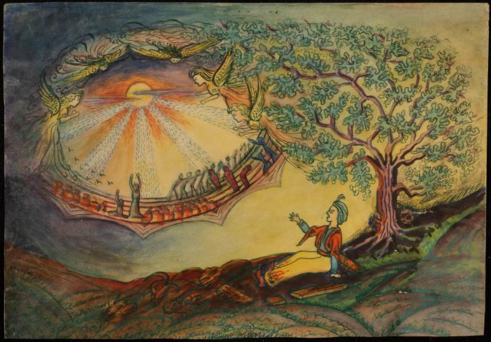 A Painting by Fatima al-Muhib 