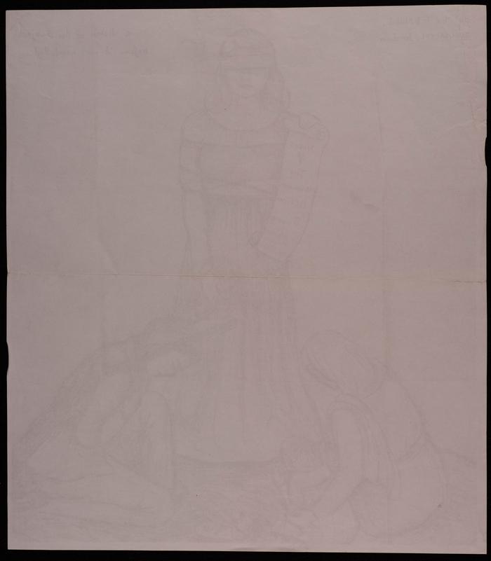 رسم بالرصاص لفاطمة المحب