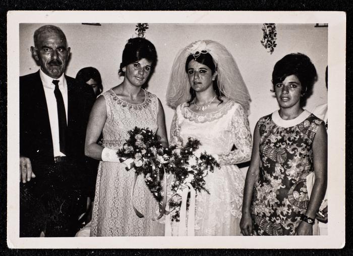 Malika Qare and her Family Members During her Wedding, Ramallah, 1970 