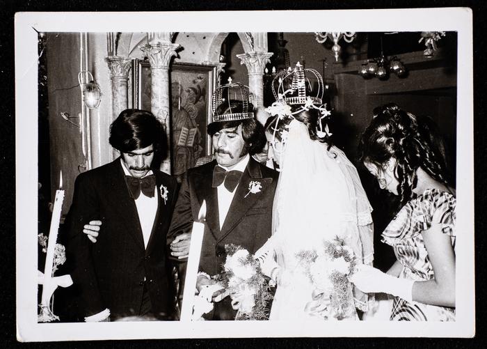 Rima Habash and Khamis Qare on their Wedding Day, Ramallah 