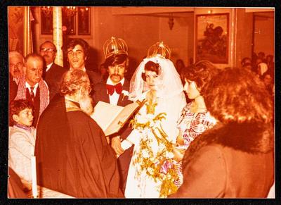 صورة من عرس فؤاد القرع وليليان عز، رام الله، 1977