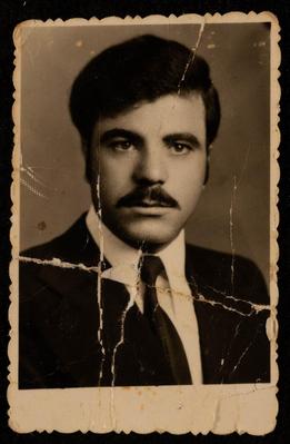 A Studio Portrait of Elias Dbeit 