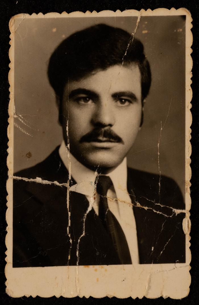 A Studio Portrait of Elias Dbeit 
