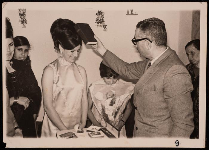 Malika Qare on her Engagement Day, Ramallah 