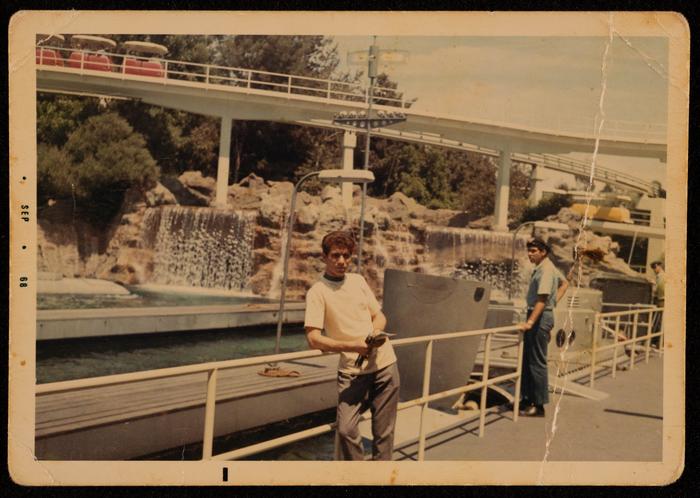Salim Qare on the Top of a Submarine 