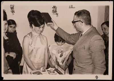 Malika Qare on her Engagement Day, Ramallah 