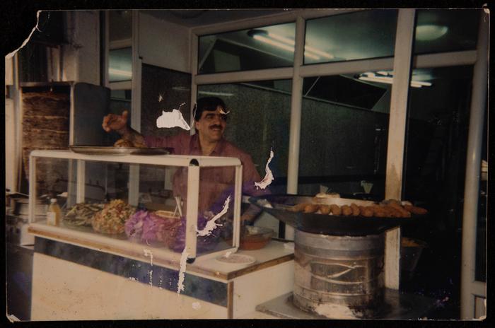 Fo'ad Qare at his Restaurant in Ramallah 