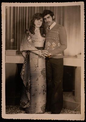  Issa and Salwa al-Rantisi on their Engagement Day 