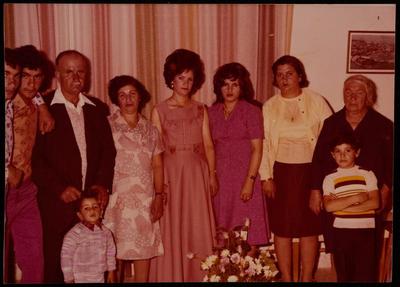 Lillian Izz and Others on Her Engagement Day, 1976