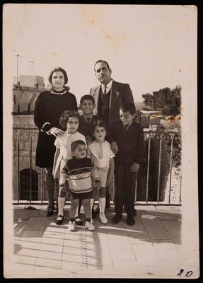 Elias Qare and His Family, Ramallah 