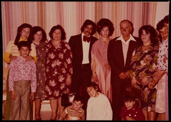 Lillian Izz and Fo'ad Qare on their Engagement Day, 1976