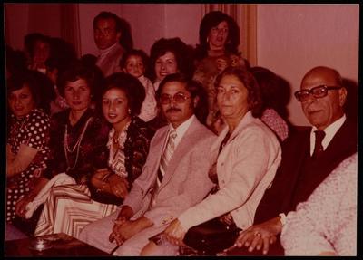 Shawqi Rafidi and Samia Habash on their Engagement Day, Ramallah 