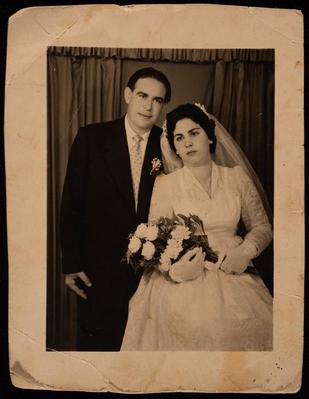 Shafiqa Qare and Fayiq George on their Wedding Day 