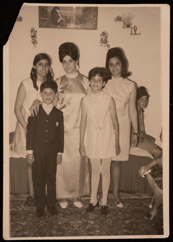 Malika Qare with Others on Her Engagement Day, Ramallah 