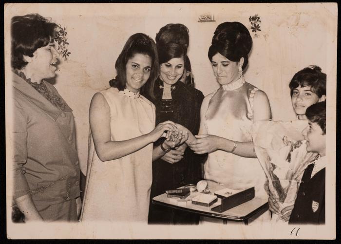 Malika Qare on her Engagement Day, Ramallah 