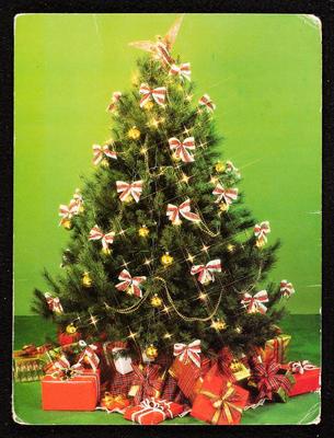 A Christmas Greeting Card from Ester, Salim, and Salem Habash to Fo