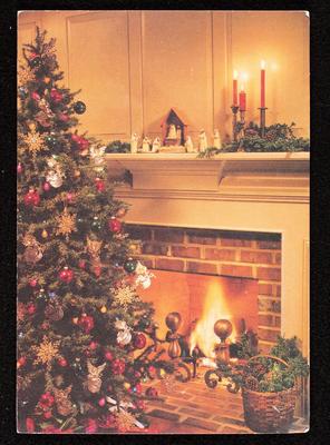 A Christmas Greeting Card From Bishara and Nadia Wahhab to Salma Habash and Her Children 