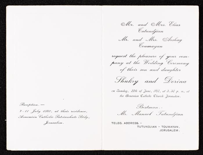 A Wedding Invitation Card 