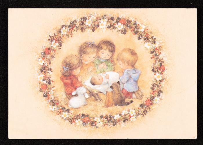 A Christmas Greeting Card From Dawoud, Olina, Khalil and Monica Habash to Salma Habash and Her Family 