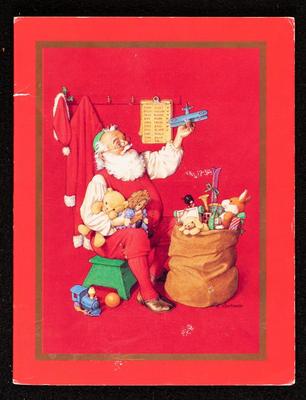 A Christmas Greetings Card From Viktor, Renee Qare to Salma Habash, Samir and Jeries Qare 