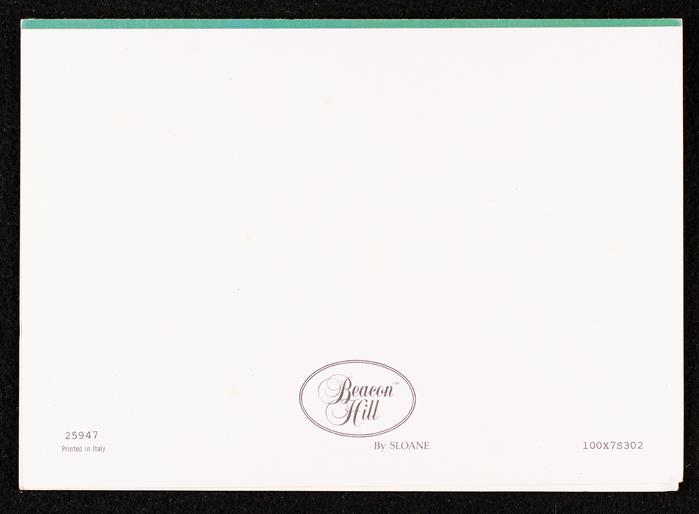 A Christmas Greeting Card From Salim and Fairouz to Jeries and His Family 