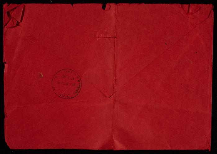 A Letter Envelop from Khalil Habash to Fo'ad Qare 