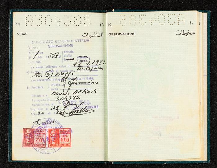 جواز سفر لموريس القرع
