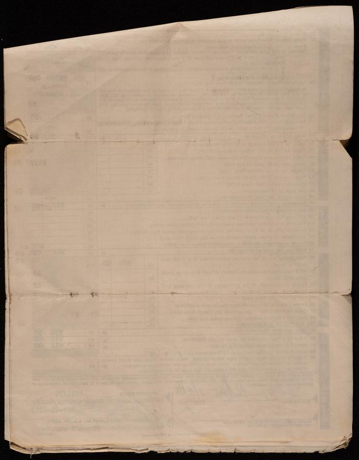 A Form of the USA Individual Income Tax Return 