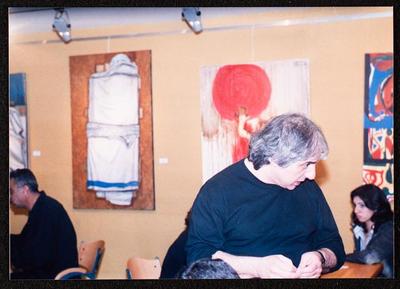 "They Earth Spoke to Us", The Opening of the Fine Arts Exhibition, Al-Midan Theatre, Haifa 2005 