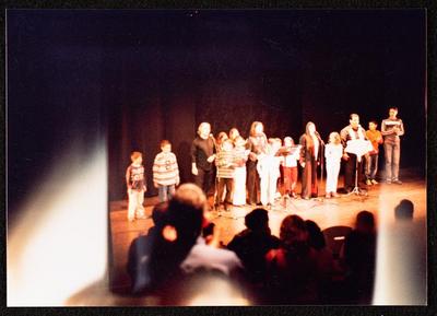 "They Earth Spoke to Us", The Opening of the Fine Arts Exhibition, Al-Midan Theatre, Haifa 2005 