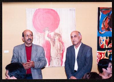 "They Earth Spoke to Us", The Opening of the Fine Arts Exhibition, Al-Midan Theatre, Haifa 2005 
