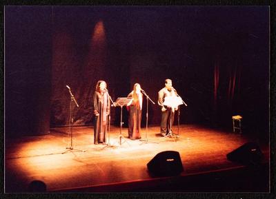 "They Earth Spoke to Us", The Opening of the Fine Arts Exhibition, Al-Midan Theatre, Haifa 2005 