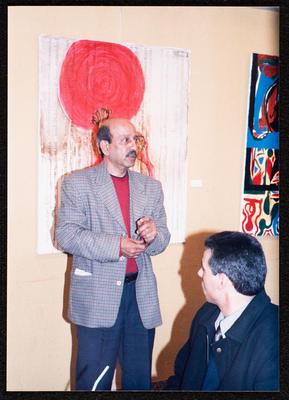 "They Earth Spoke to Us", The Opening of the Fine Arts Exhibition, Al-Midan Theatre, Haifa 2005 