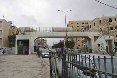 The Hebron- Jerusalem Street in ad-Dheisheh Refugee Camp, Bethlehem, 2015