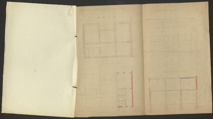 ملف مخطط بناء لصبحي حسن عبد الكريم صادرعن بلدية طولكرم عام 1946