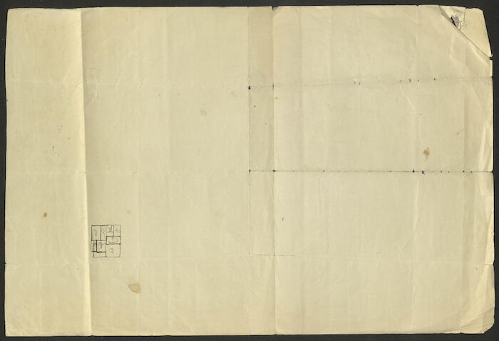 ʿabdel-ʿaziz Bushnaq's House Plan Issued by Tulkarm Municipality, 1948
