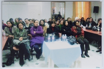 تونسيات في محاضرة للاتحاد العام للمرأة الفلسطينية