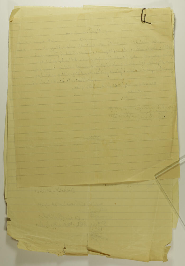 A Letter to Tulkarm Mayor, 1938