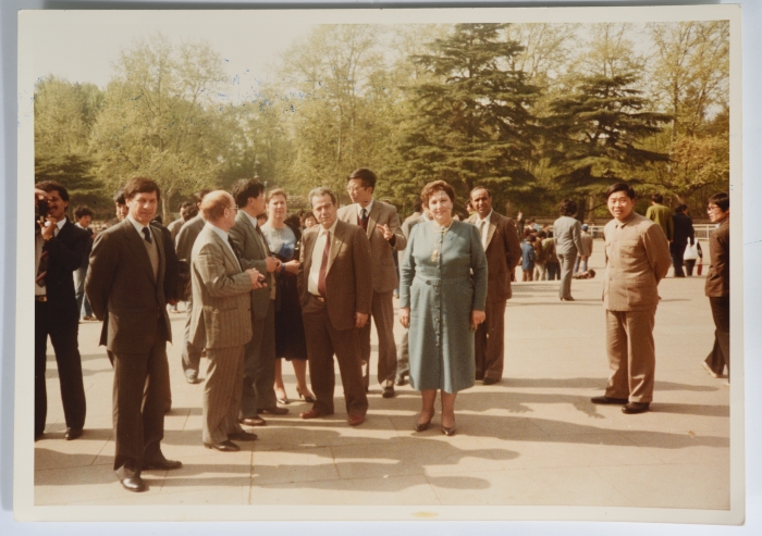 زيارة المناضلة نجلاء ياسين إلى الصين