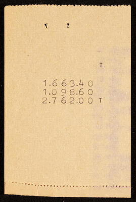 فواتير مدفوعة من فندق