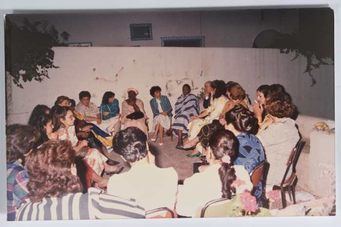 لقاء على هامش المؤتمر الرابع للاتحاد العام للمرأة الفلسطينية