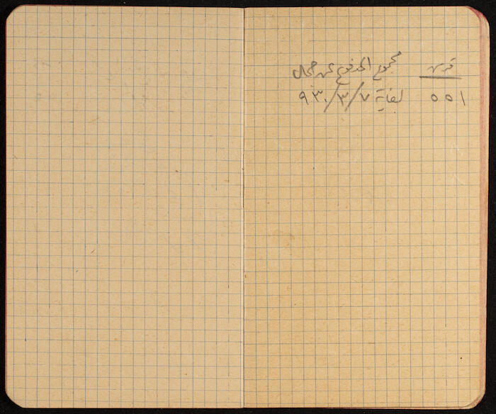 A Notebook for Working Days of Workers, 1930