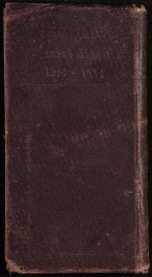 A Notebook Issued by the al-Ahlie Print in Beirut, 1914
