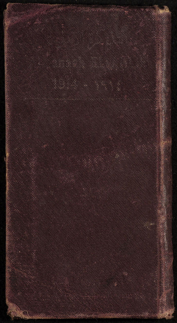 A Notebook Issued by the al-Ahlie Print in Beirut, 1914