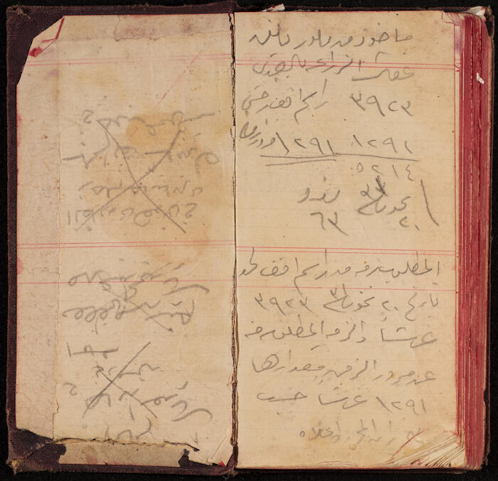 A Notebook Issued by the al-Ahlie Print in Beirut, 1914