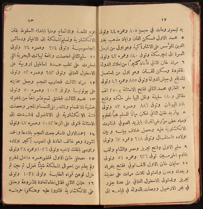 A Notebook Issued by the al-Ahlie Print in Beirut, 1914