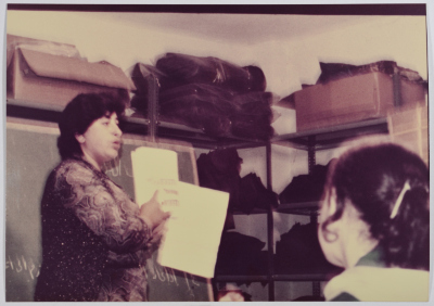 A Teacher and a Student, Nahr el-Bared Camp, 1980- 1989