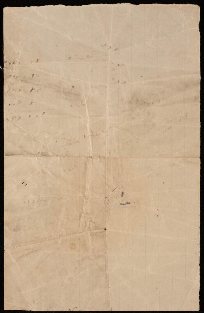 A Draft of Accounts of Sold Lands 