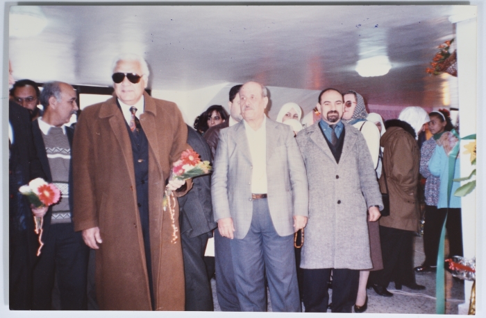 الحضور في معرض للنباتات في مخيم نهر البارد