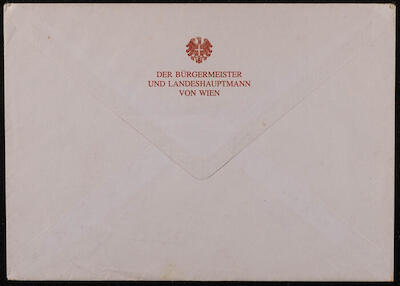 رسالة من رئيس بلدية فيينا إلى إبراهيم الفنّي، 22 أيار 2000